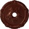 Ekena Millwork Attica with Rose Medallion (Canopies up to 4 1/2"), 26"OD x 3 3/4"ID x 1 1/2"P, Antique Copper CM26ATACS - alternate 1
